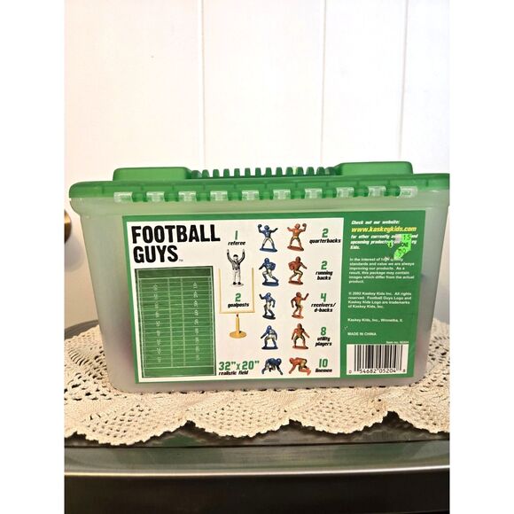 Kaskey Kids Football Game Play Set Preowned Vintage 2002 Full Set - Picture 4 of 5